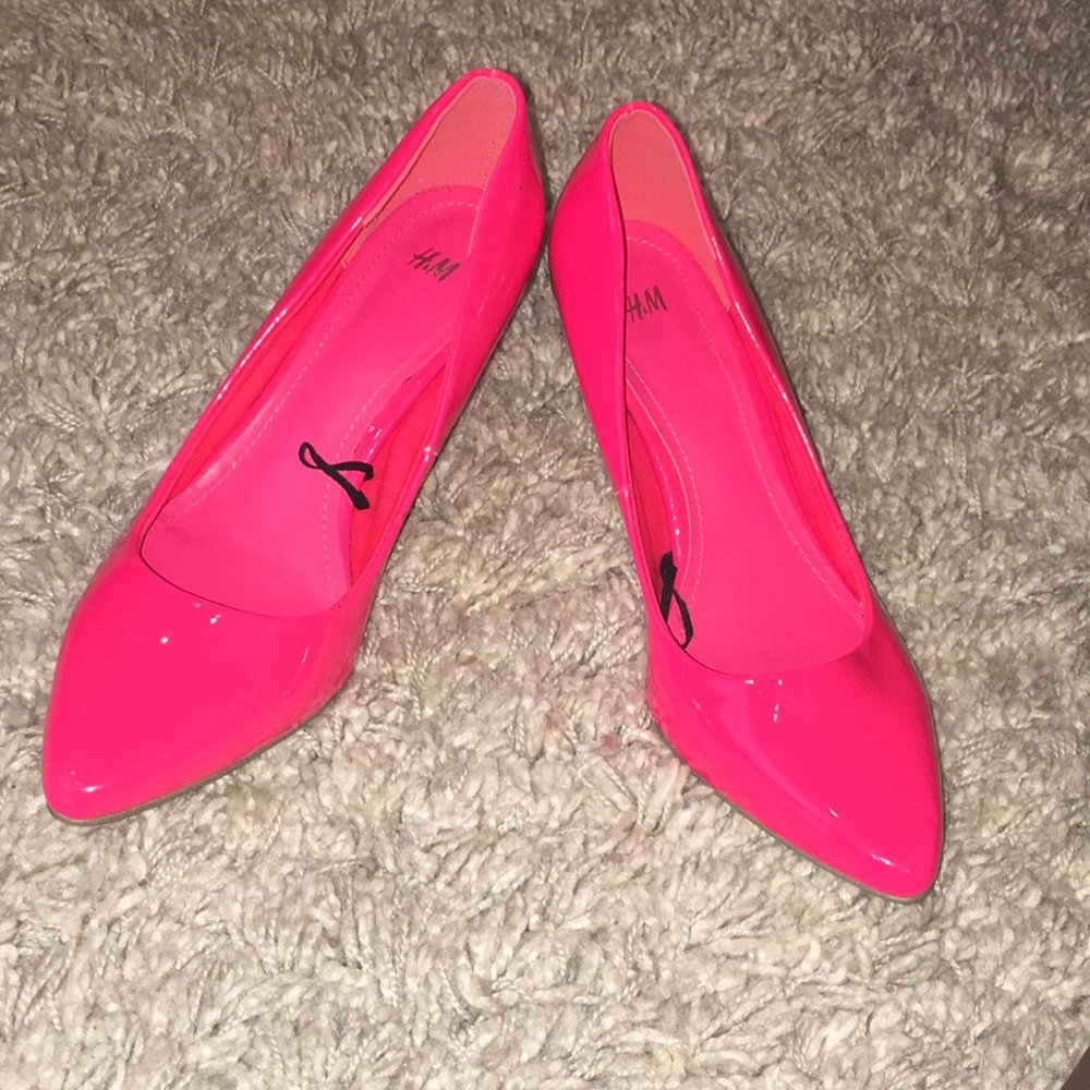 Hot Pink Heels H&M Size:8.5